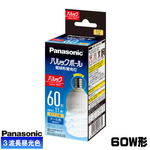 楽天市場】パナソニック 電球形蛍光灯（蛍光ランプ） パルックボール