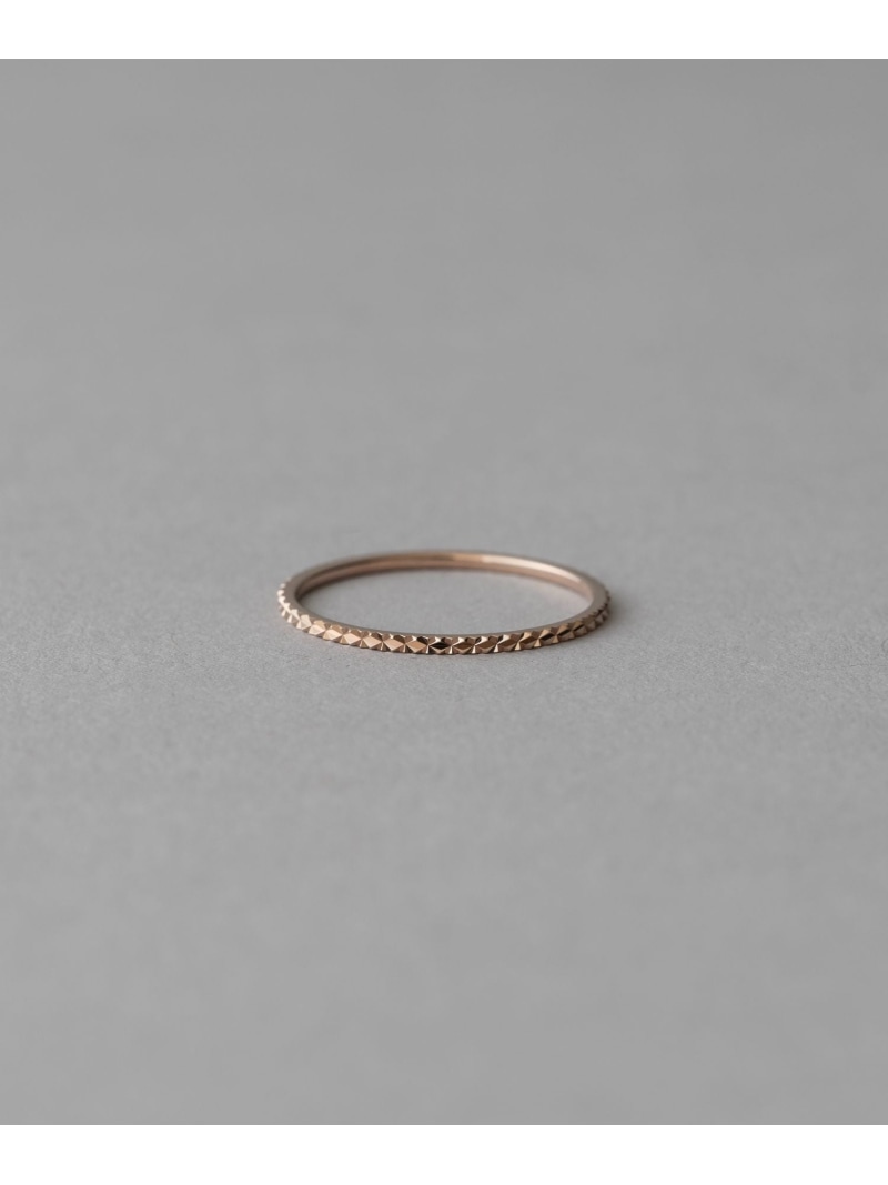 楽天市場】[クレール]K18MPG スタッズカット リング ete エテ