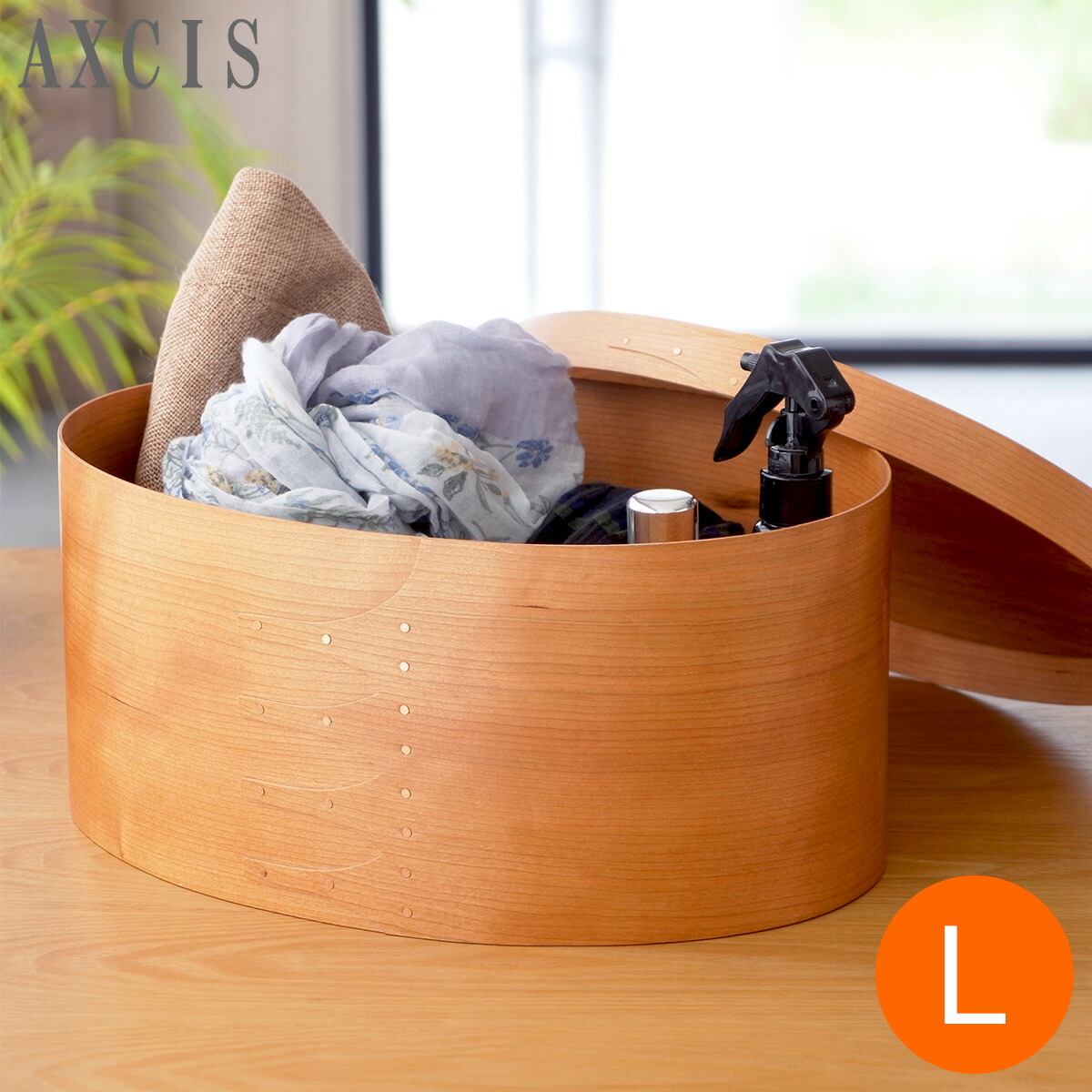 楽天市場】シェーカーボックス Mサイズ オーバルボックス M ナチュラル