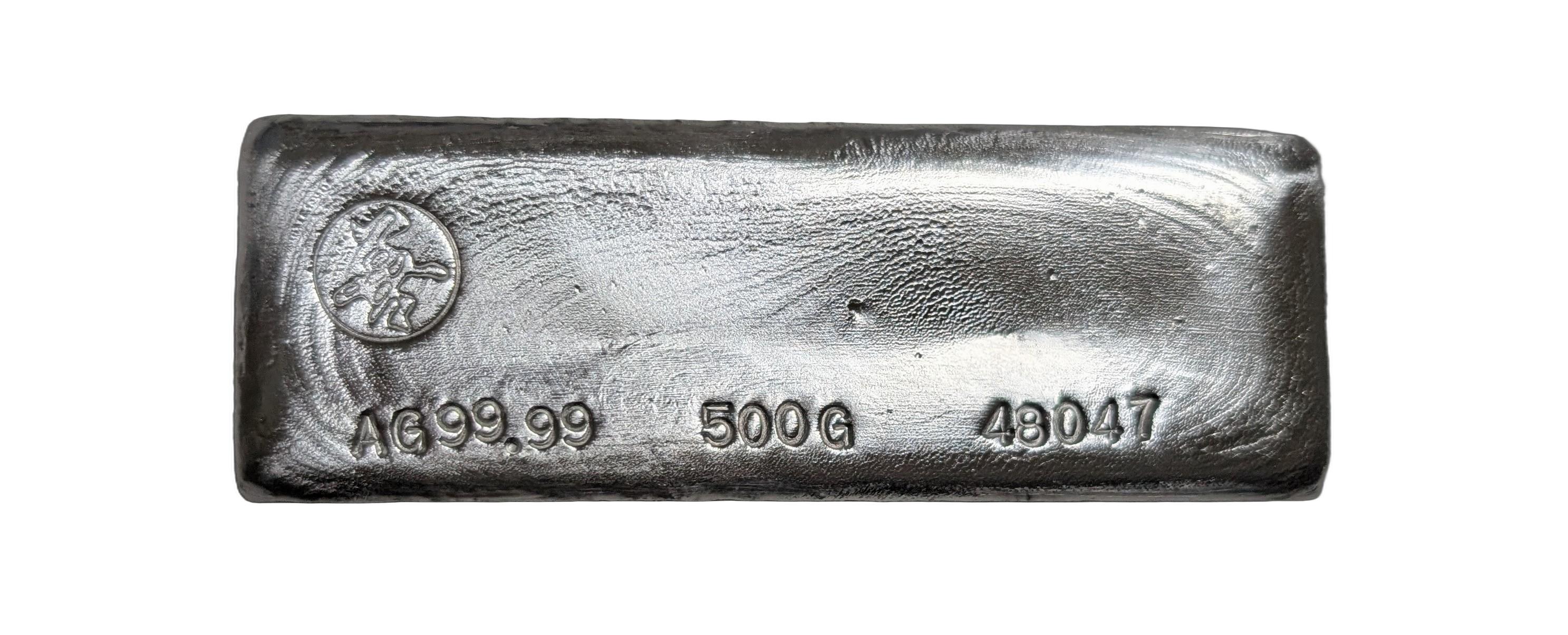 楽天市場】徳力本店 純銀 インゴット 500g 流通品 シルバー バー 銀