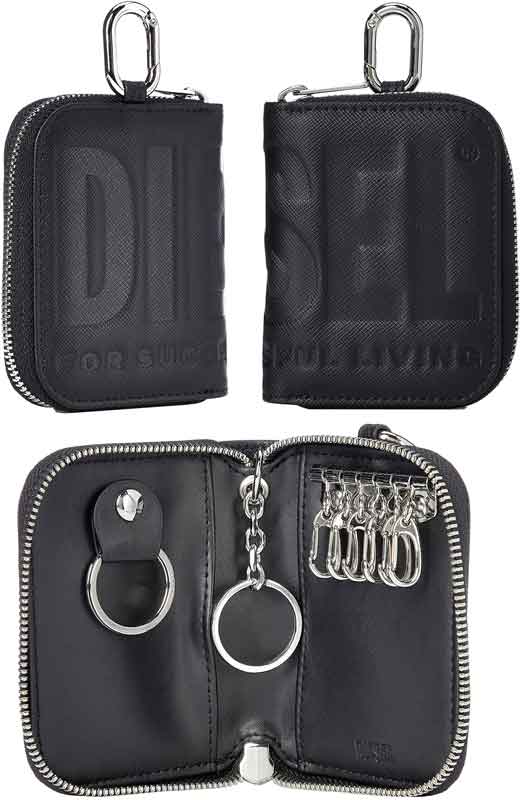 楽天市場】DIESEL ディーゼル ラウンドファスナー式 6連キーケース