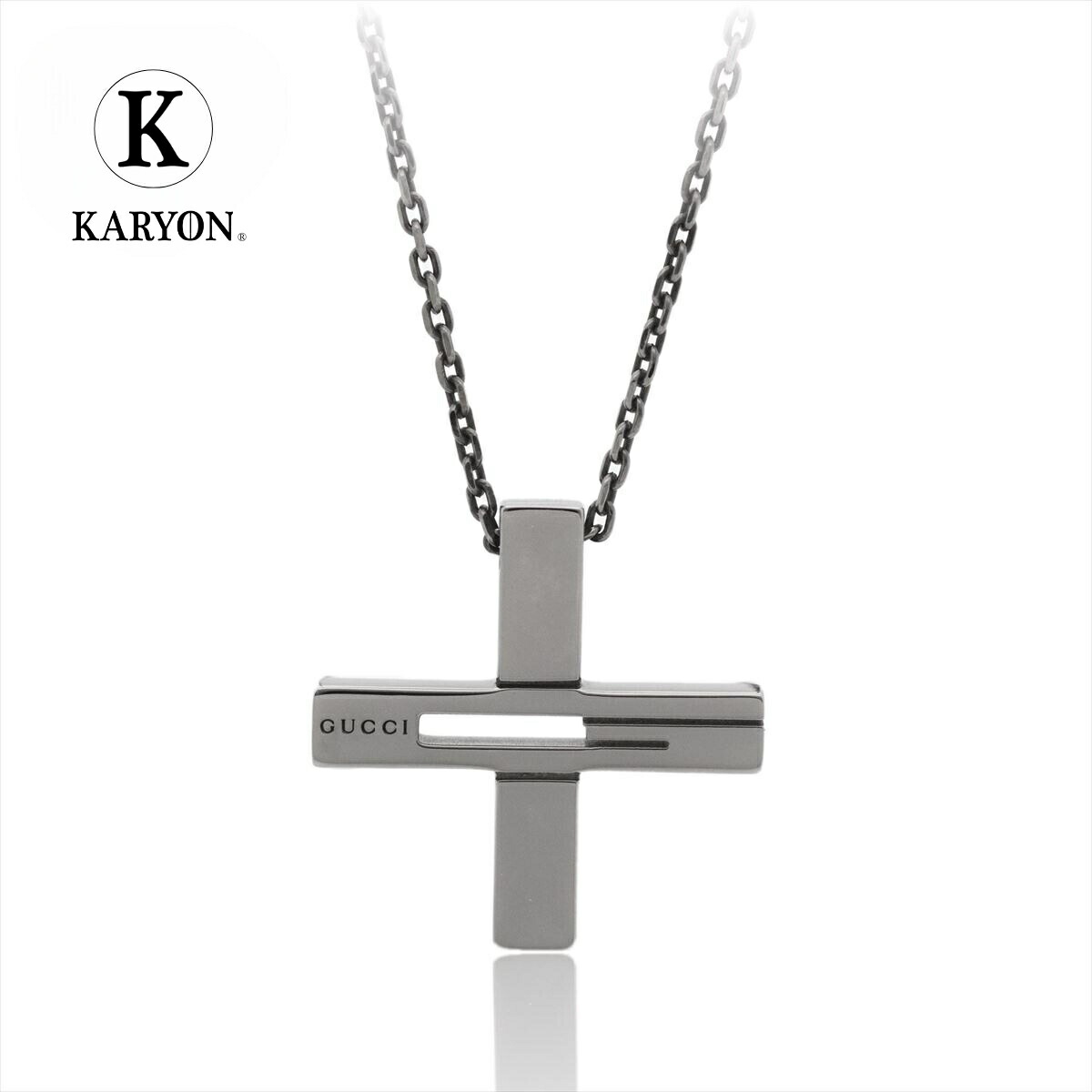 楽天市場】【新品】 グッチ ネックレス カットアウト Gクロス ロゴ