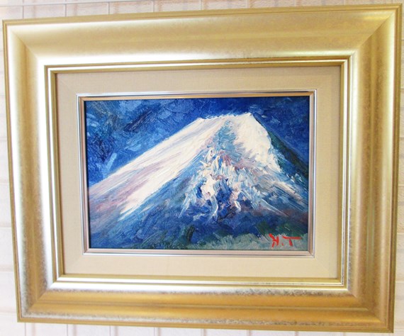 楽天市場】「逆さ富士」〜富士山〜松浦敬文 サムホールサイズ油彩画