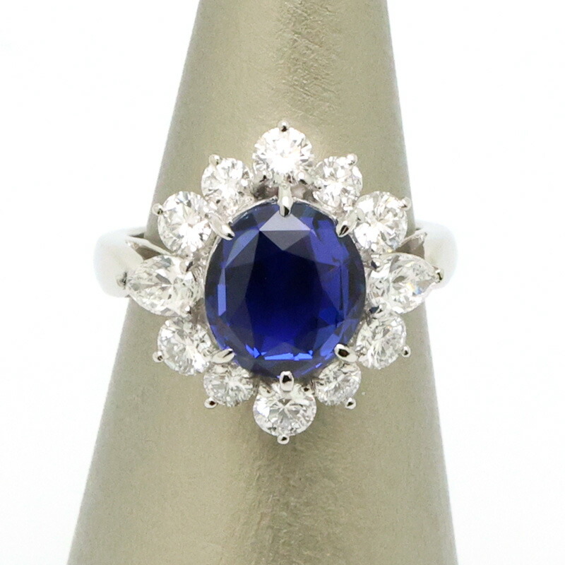 楽天市場】【緑屋質屋】ミキモト ゴールデンサファイア リング 4.52ct