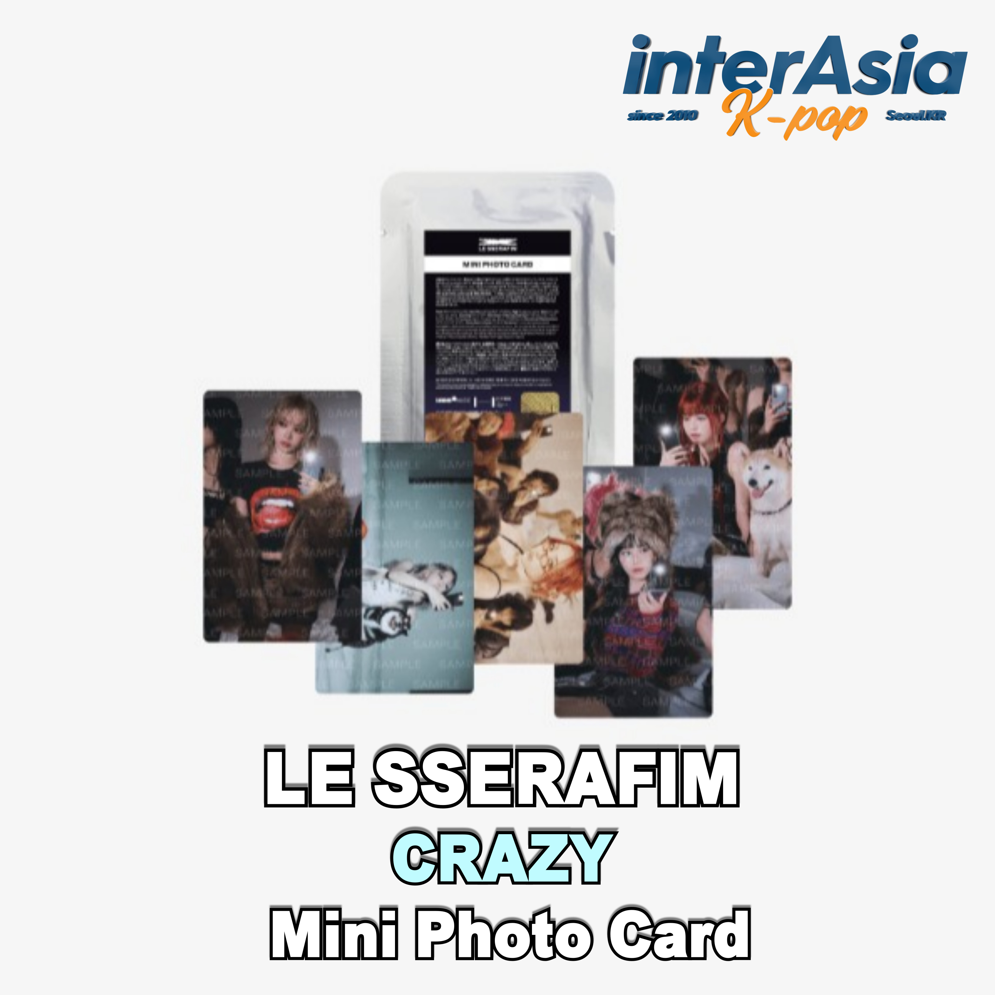 楽天市場】LE SSERAFIM [ FIM'S CLUB Photo Card Holder ] KKUROCHET