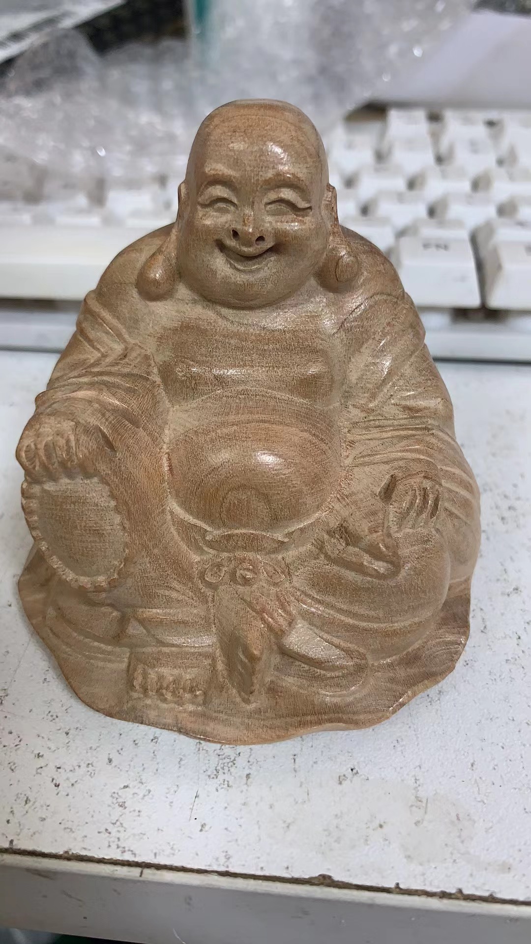 楽天市場】御影石彫刻 布袋 石像 高さ約2m55cm 七福神 石仏 幸福の象徴