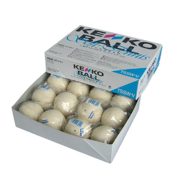 楽天市場】ソフトテニス ケンコー 軟式テニスボール 公認球・白 TSOW 1