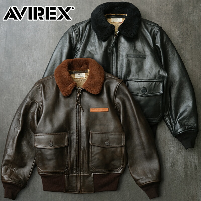 楽天市場】AVIREX アビレックス #7834950008(6101027) G-1 レザー