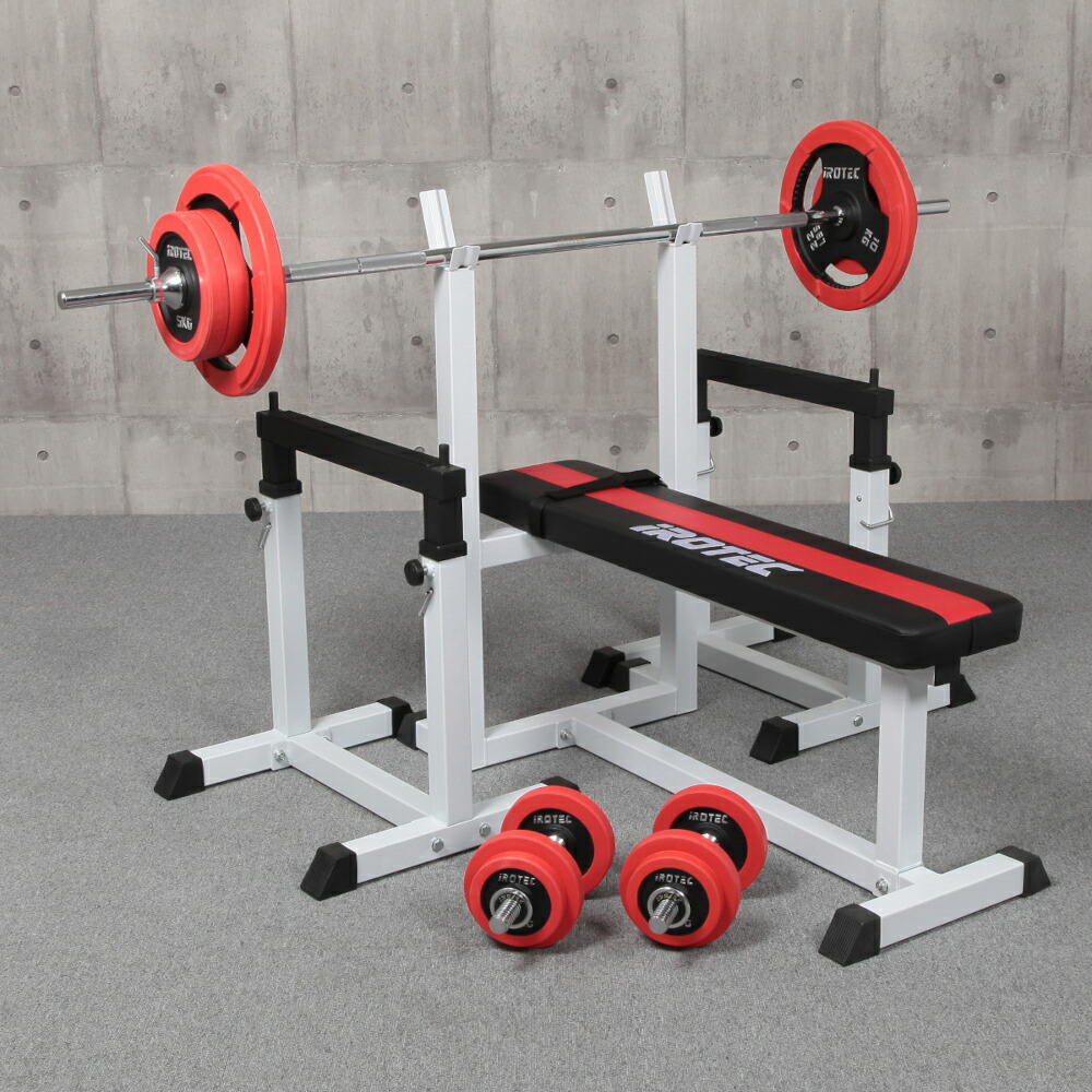 楽天市場】ベンチプレスセット IROTEC（アイロテック）ストレングス