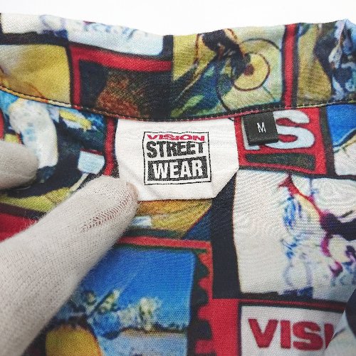 楽天市場】USA製 80s VISION STREET WEAR Skull Pattern S/S Shirt 灰