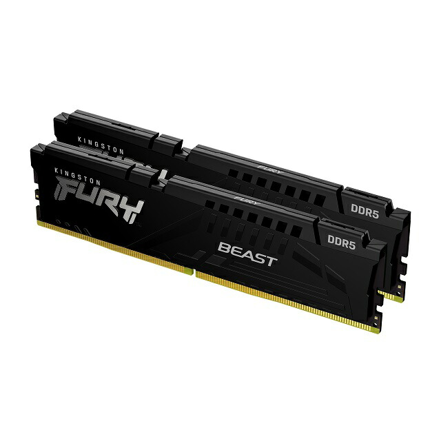 楽天市場】キングストン FURY Beastシリーズ ブラック 32GB (16GB×2枚