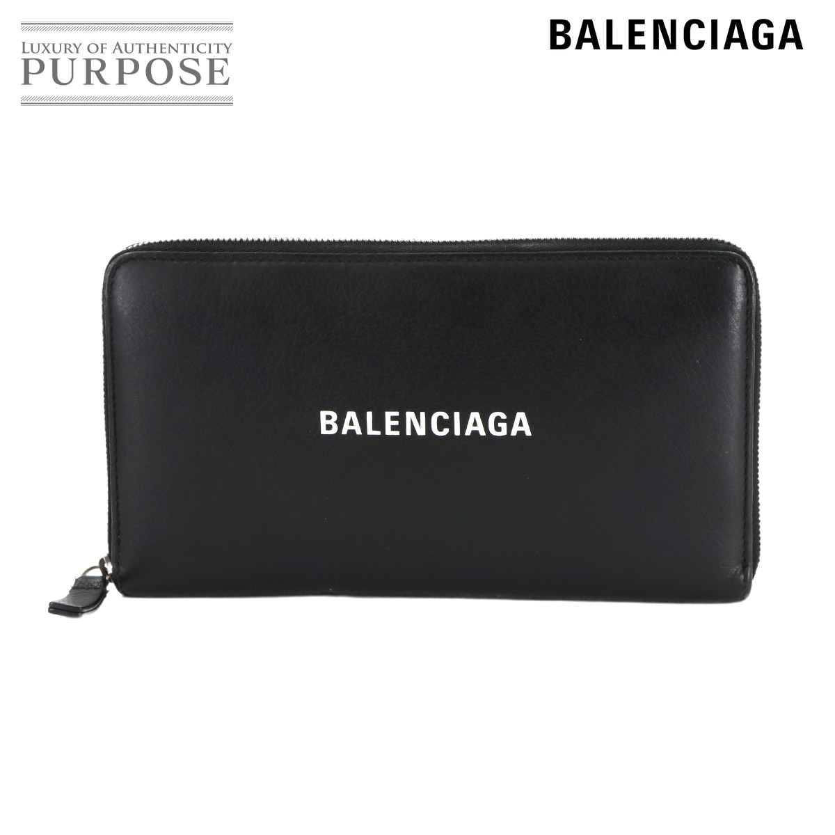 楽天市場】バレンシアガ BALENCIAGA 長財布 ブラックxホワイトx