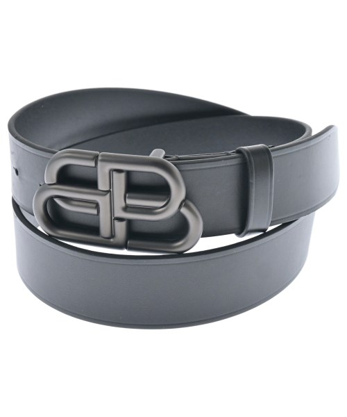 楽天市場】K BALENCIAGA ロゴベルト 505071 レザー ブラック メンズ