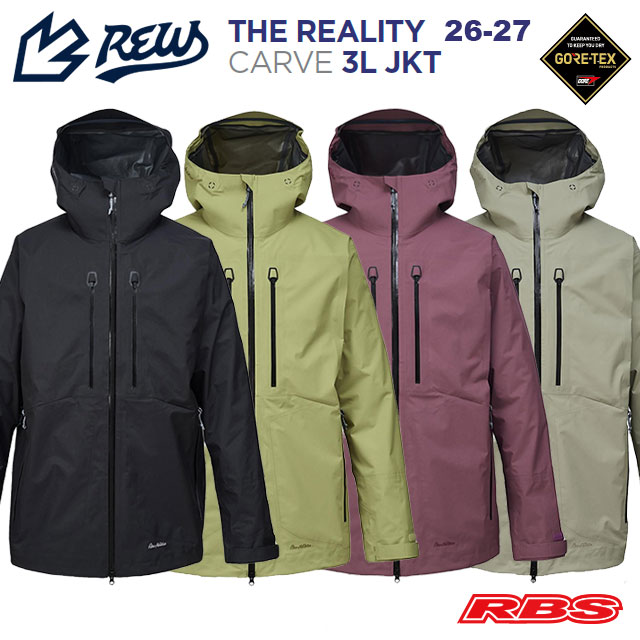 楽天市場】REW 23-24 THE REAL INSANE 3L JKT ジャケット GORE-TEX