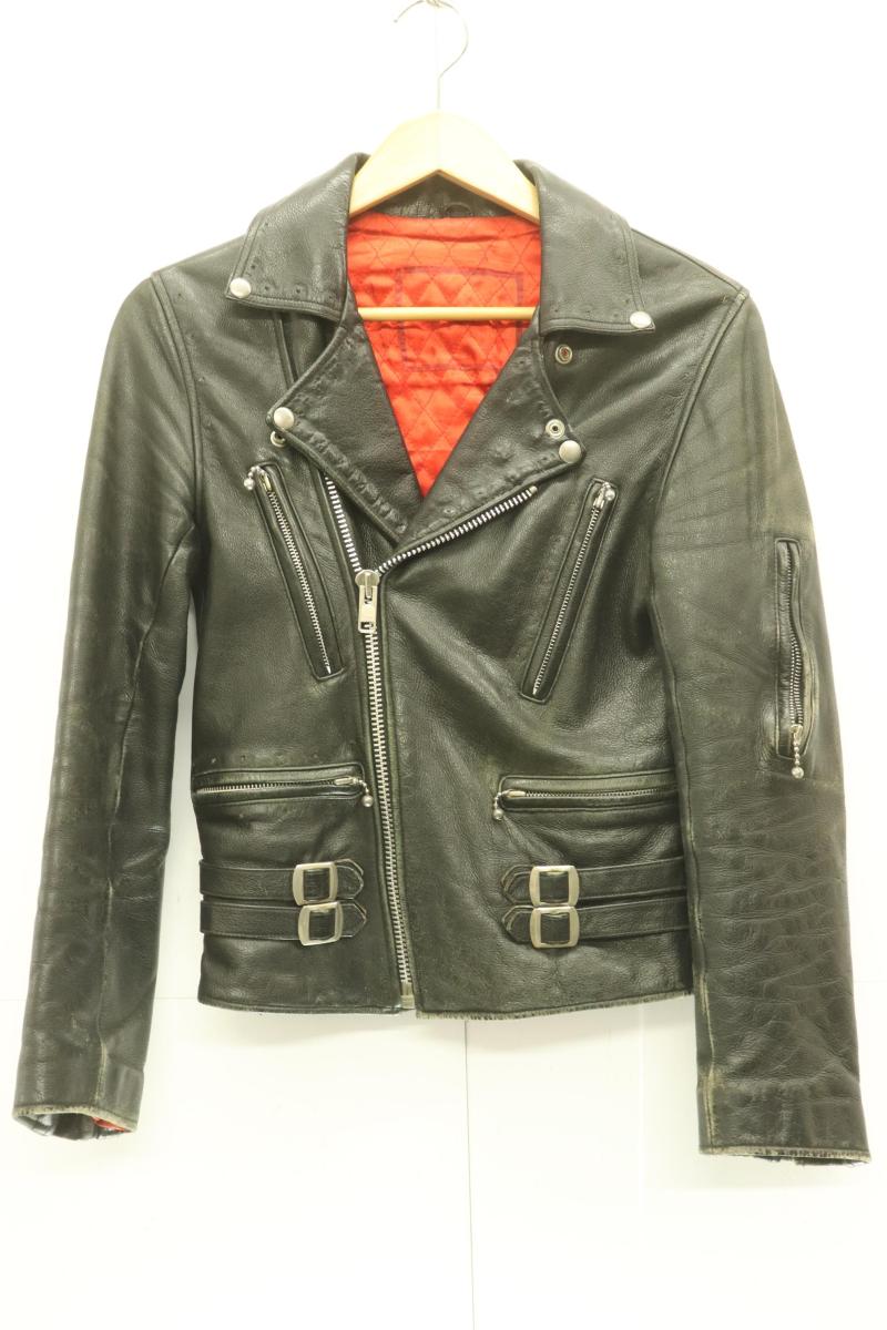 楽天市場】【中古】 TIJUANA レザージャケット ライダース ダブル