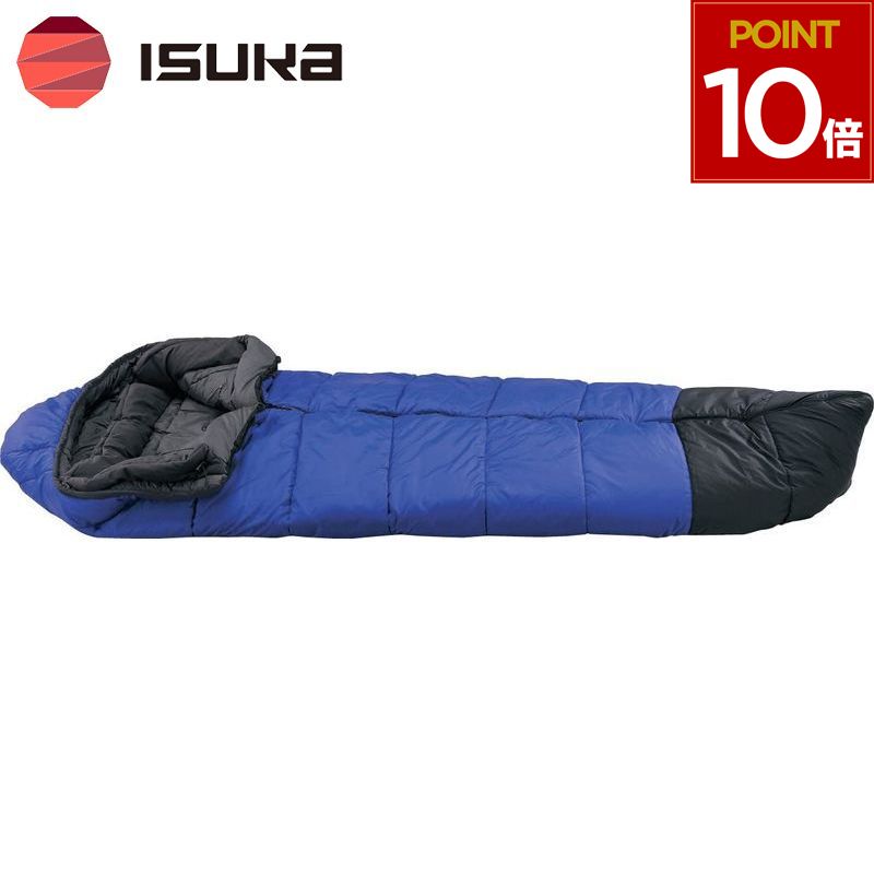 楽天市場】ISUKA イスカ 寝袋 シュラフ 冬用 車中泊 キャンプ 登山