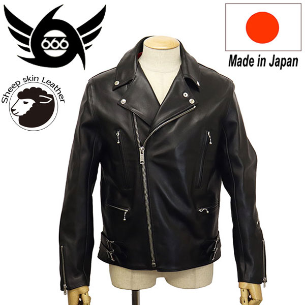 楽天市場】正規取扱店 666 LJM-1L U.K.SIDE BELT LEATHER JACKET