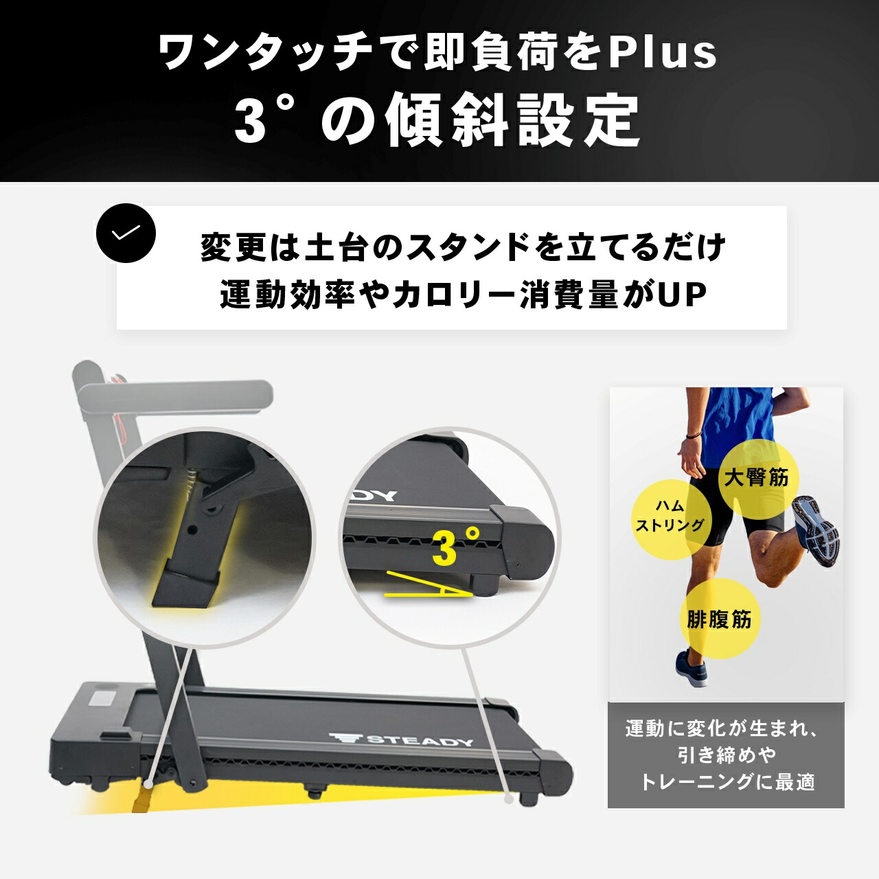 ルームランナー ランニングマシン 家庭用 コンパクト 傾斜付き 365日