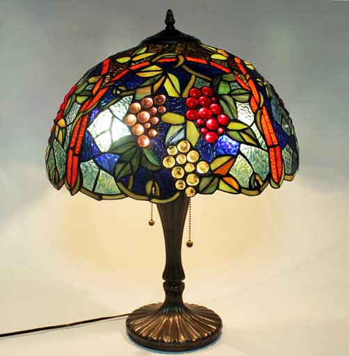 楽天市場】【送料無料】ステンドランプ 葡萄（ぶどう）🍇