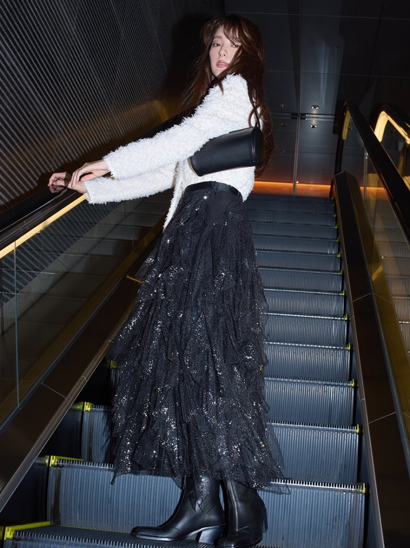 SALE／30%OFF】チュールラッフルスカート FRAY I.D フレイ アイディー