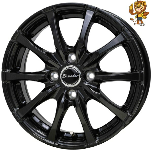 楽天市場】14×4.5 インセット +50 4-100 ホイール 4本ホットスタッフ