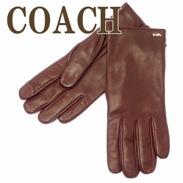楽天市場】コーチ COACH メンズ グローブ 手袋 レザー カシミヤ混