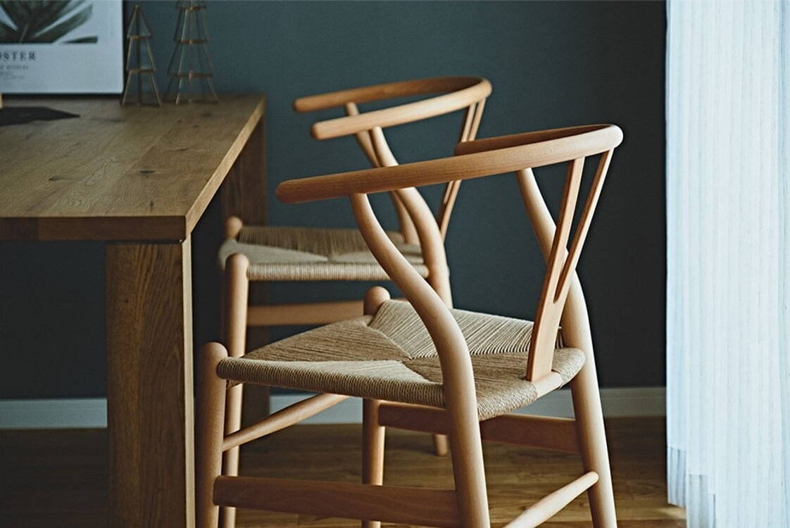 CH24 Yチェア(ウィッシュボーンチェア ) (樹種 / 塗装ビーチ材