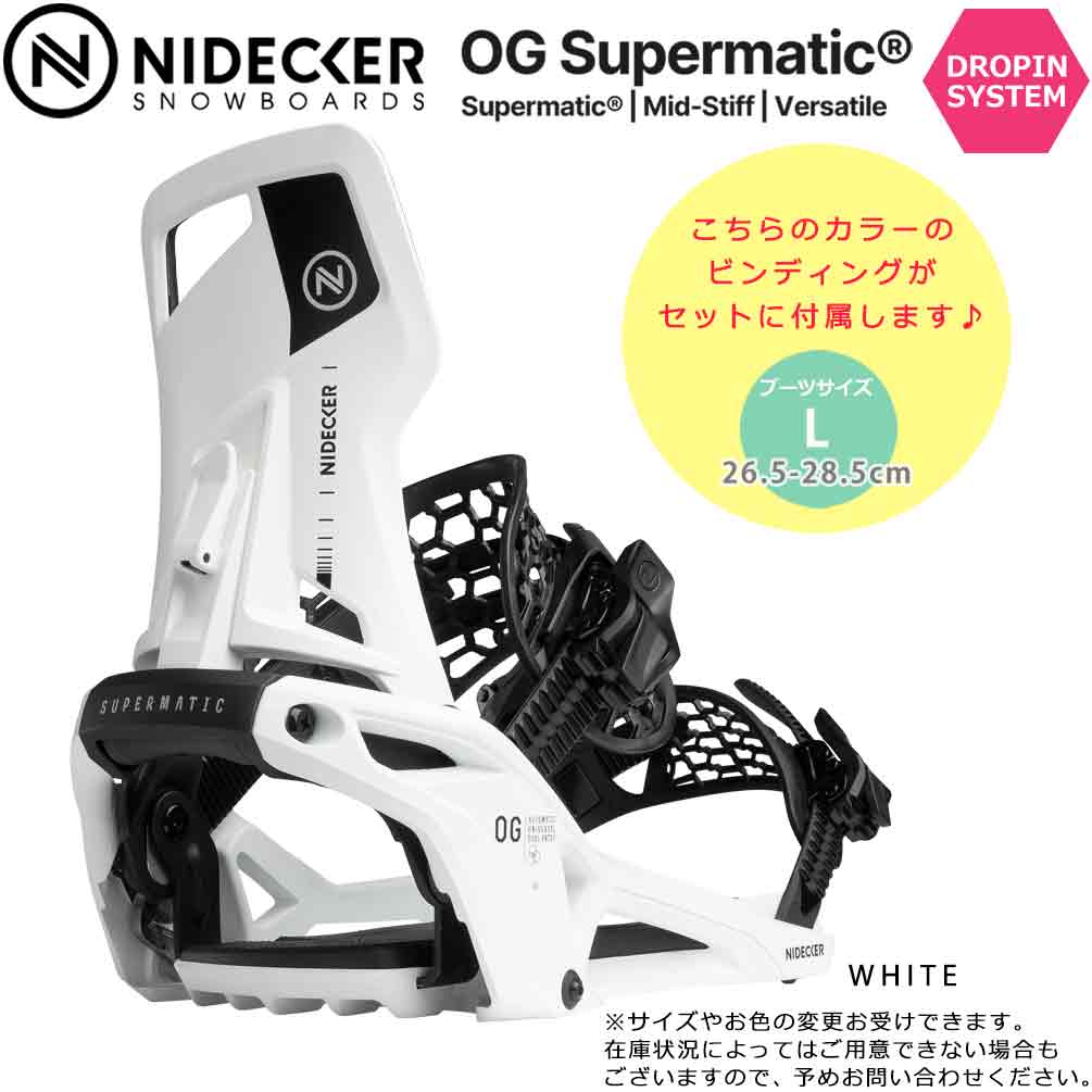 NIDECKER(ナイデッカー) スノーボード 板 メンズ 2点 セット NIDECKER