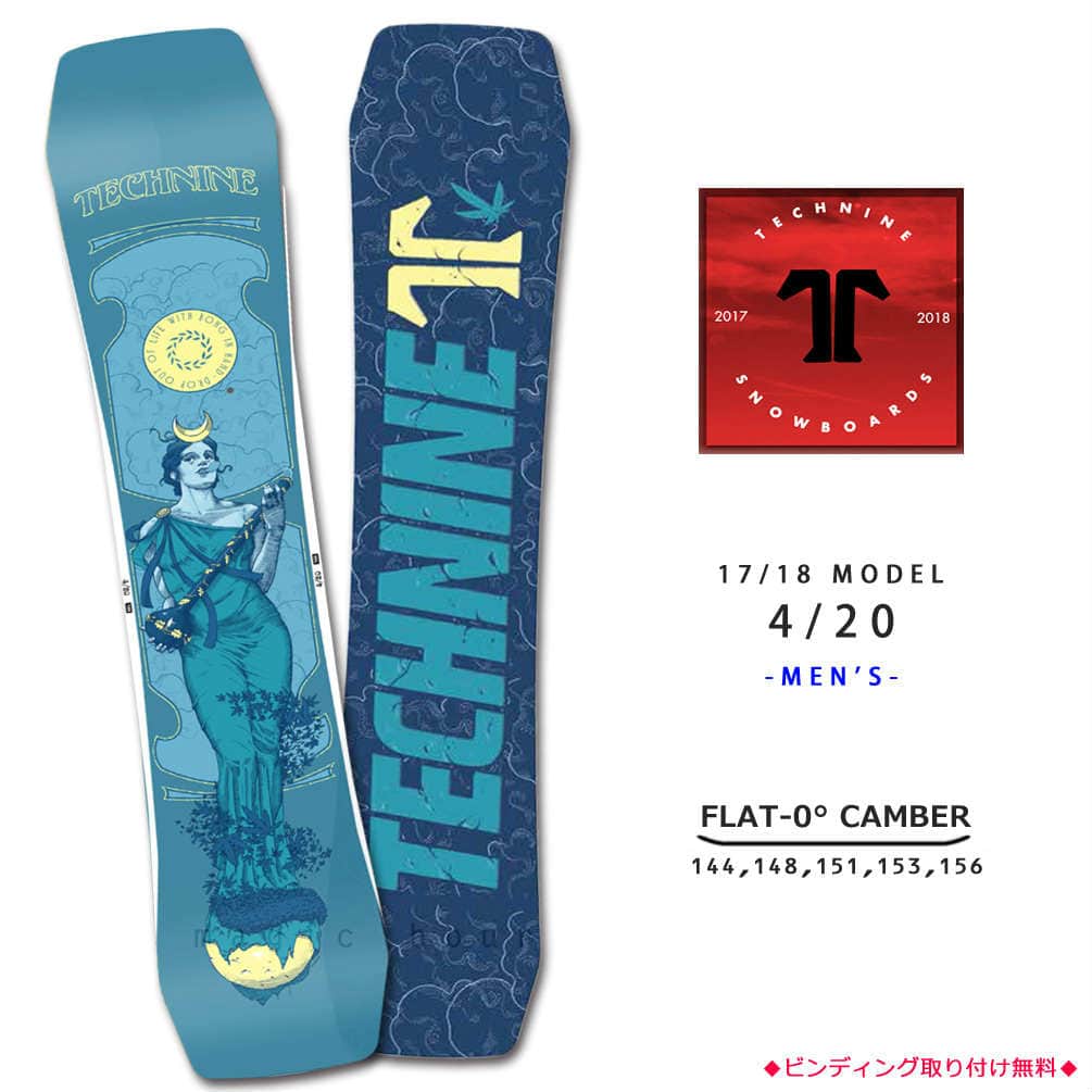 TECHNINE(テックナイン) スノーボード 板 メンズ 単品 グラトリ ゼロ