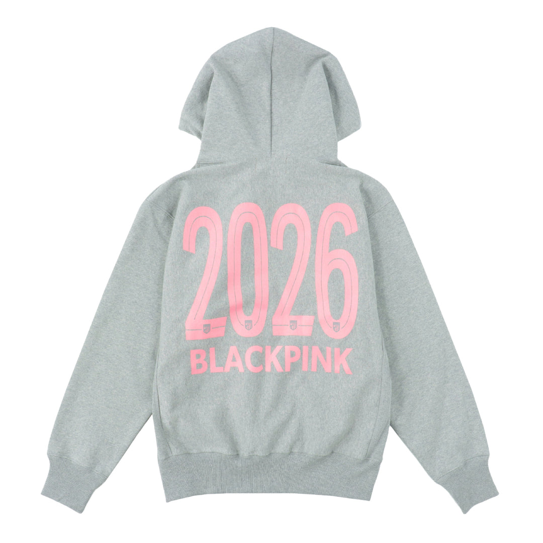 FC東京×BLACKPINK ロゴ フーディ グレー – YGEX OFFICIAL SHOP