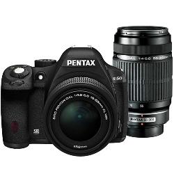 ペンタックス K-50 ダブルズームキット ホワイト | デジタル一眼レフ