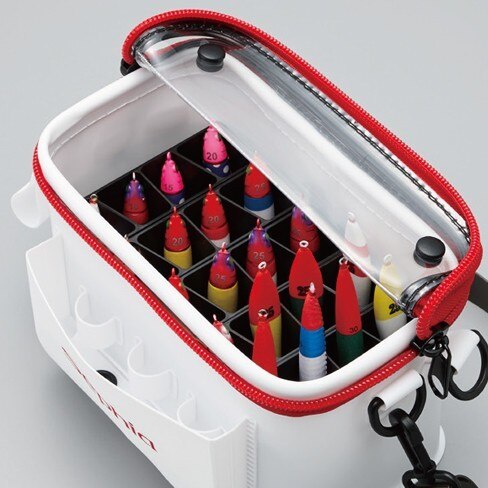 Sephia シマノ セフィア メタルスッテ船縁ポーチ BK-242T ホワイト