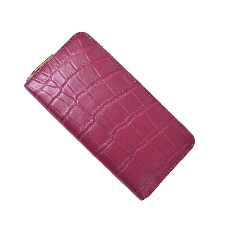 MGSABLE クロコダイル 長財布 レディース メンズ 本革 ラウンド