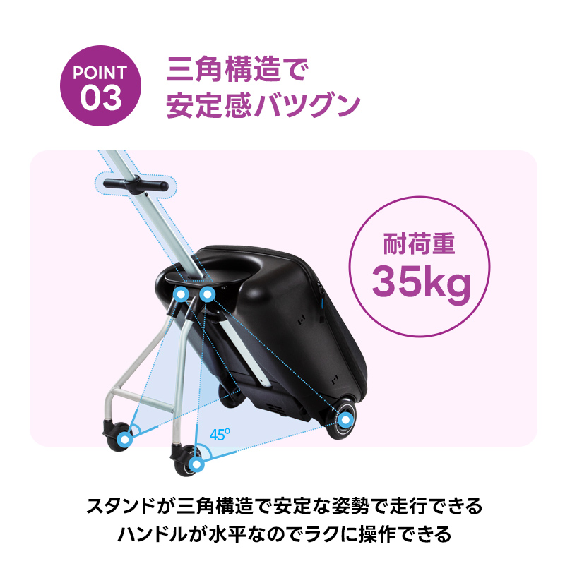Micro Scooter マイクロ ラゲッジイージー ベビーカー代わりのキャリー