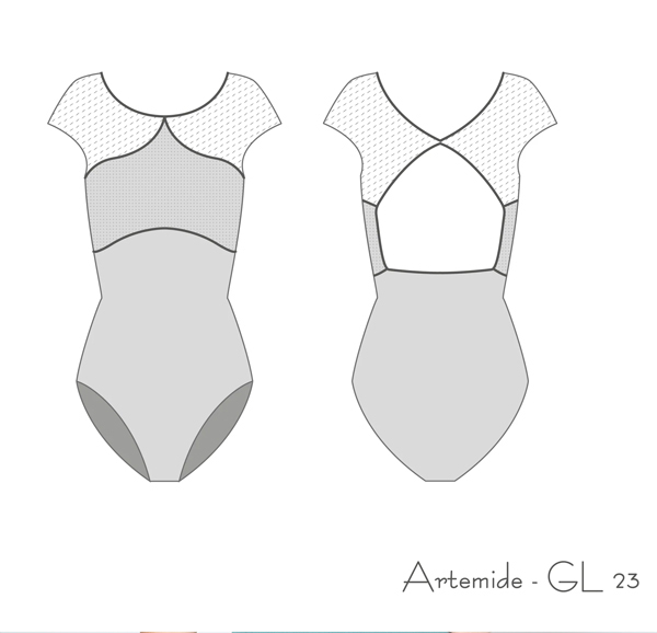 デラロミラノ バレエ レオタード 大人 DellaLoMILANO Artemide Golden