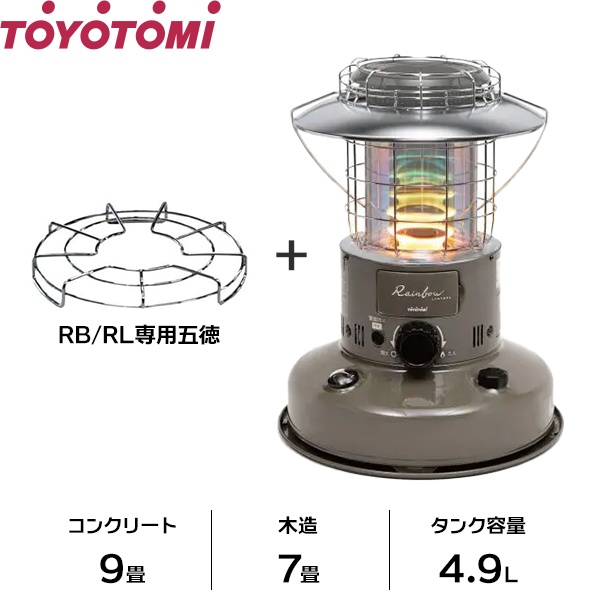 TOYOTOMI（トヨトミ） 対流形 石油ストーブ RL-2524(G) (グリーン