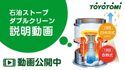 トヨトミ 石油ストーブ ダブルクリーン RC-S2824(W) (ホワイト