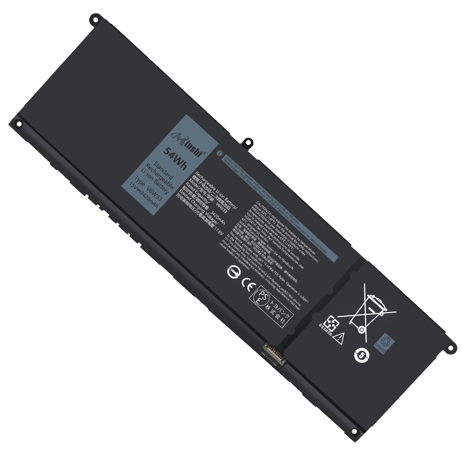 DELL（デル） DELL Latitude 3520 互換バッテリパック 54Wh 15V 対応用
