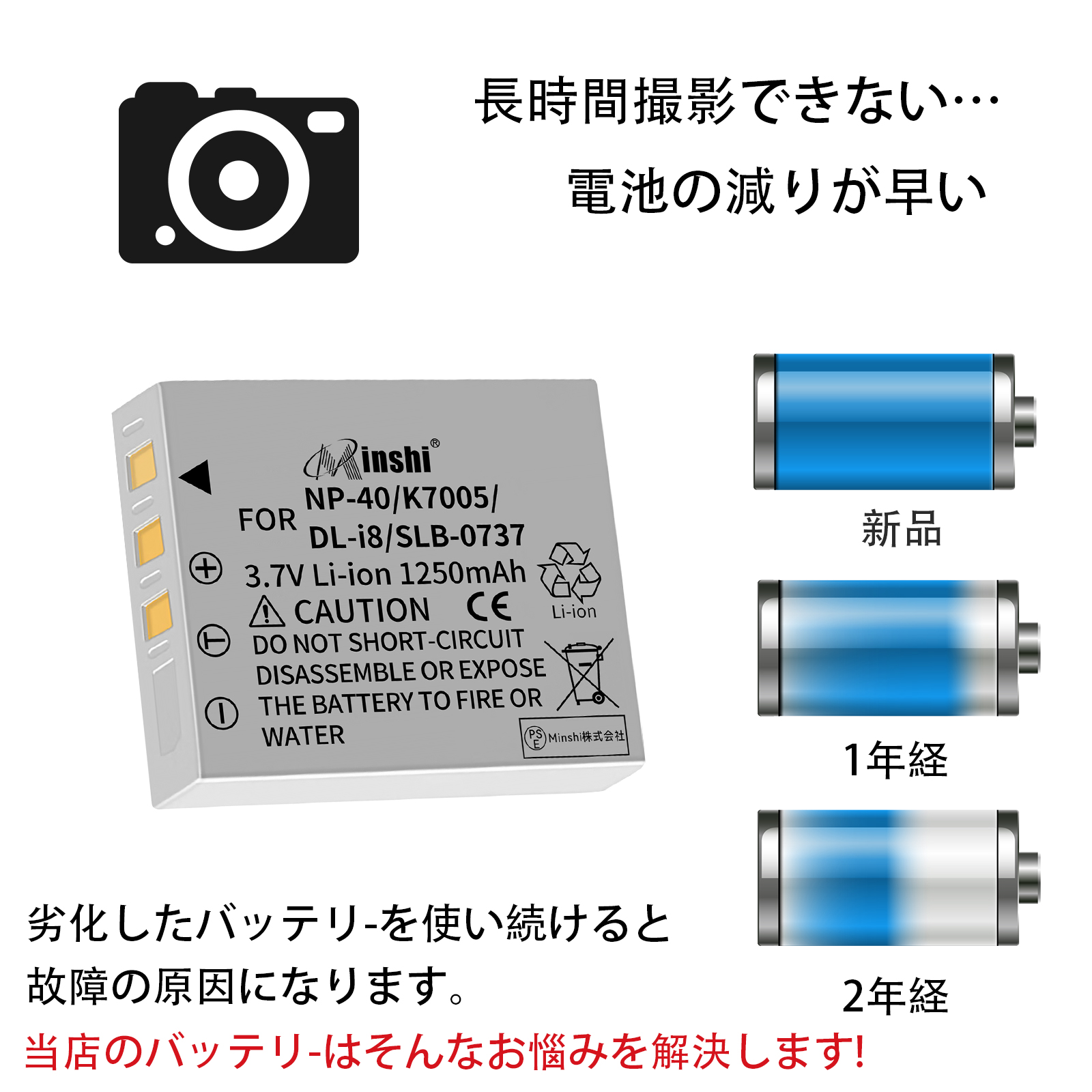 Kodak デジカメ用バッテリー｜カメラアクセサリー｜カメラ｜テレビ