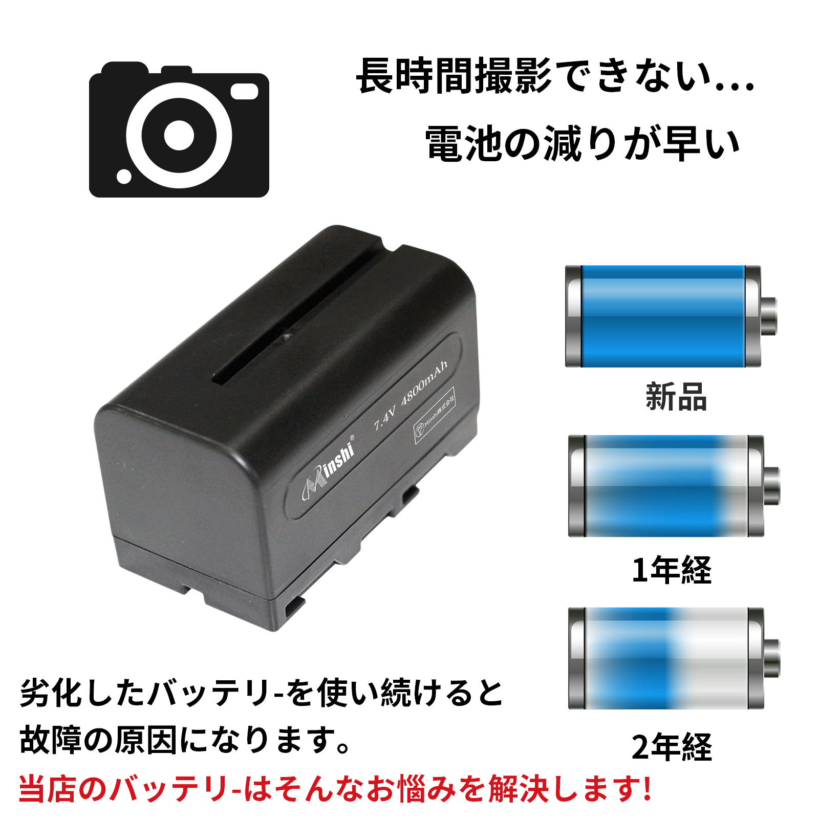 dcr-vx2000（デジカメ用バッテリー）｜カメラアクセサリー｜カメラ