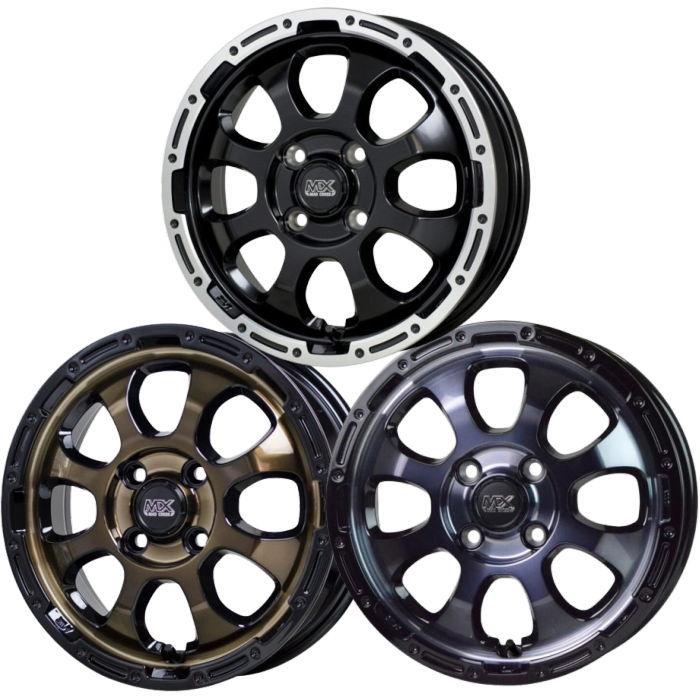 HOT STUFF（ホットスタッフ） 14インチ 4穴 100 4.5J マッドクロス