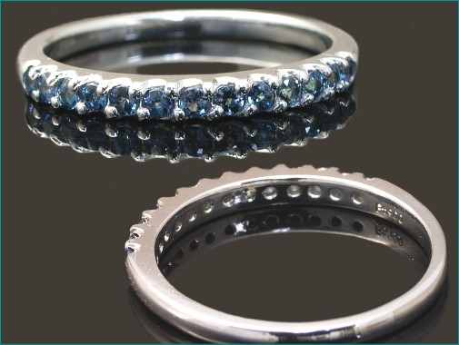 リング 指輪 エタニティリング アレキサンドライト Pt900 ハーフ