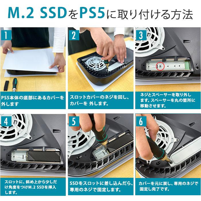 Monster Storage Monster Storage SSD 2TB NVMe PCIe Gen4×4 PS5確認