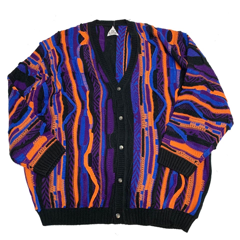 スリフティルック THRIFTY LOOK ニットカーディガン 3D KNITTING