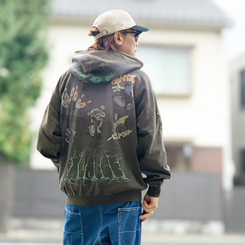XLARGE（エクストラ ラージ） ジップパーカー MULTI LOGO ZIP UP
