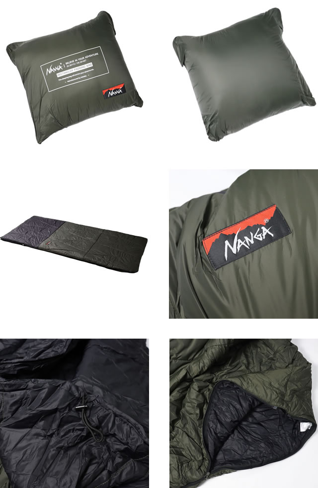 NANGA（ナンガ） レクタンギュラー パディング バッグ シュラフ 寝袋