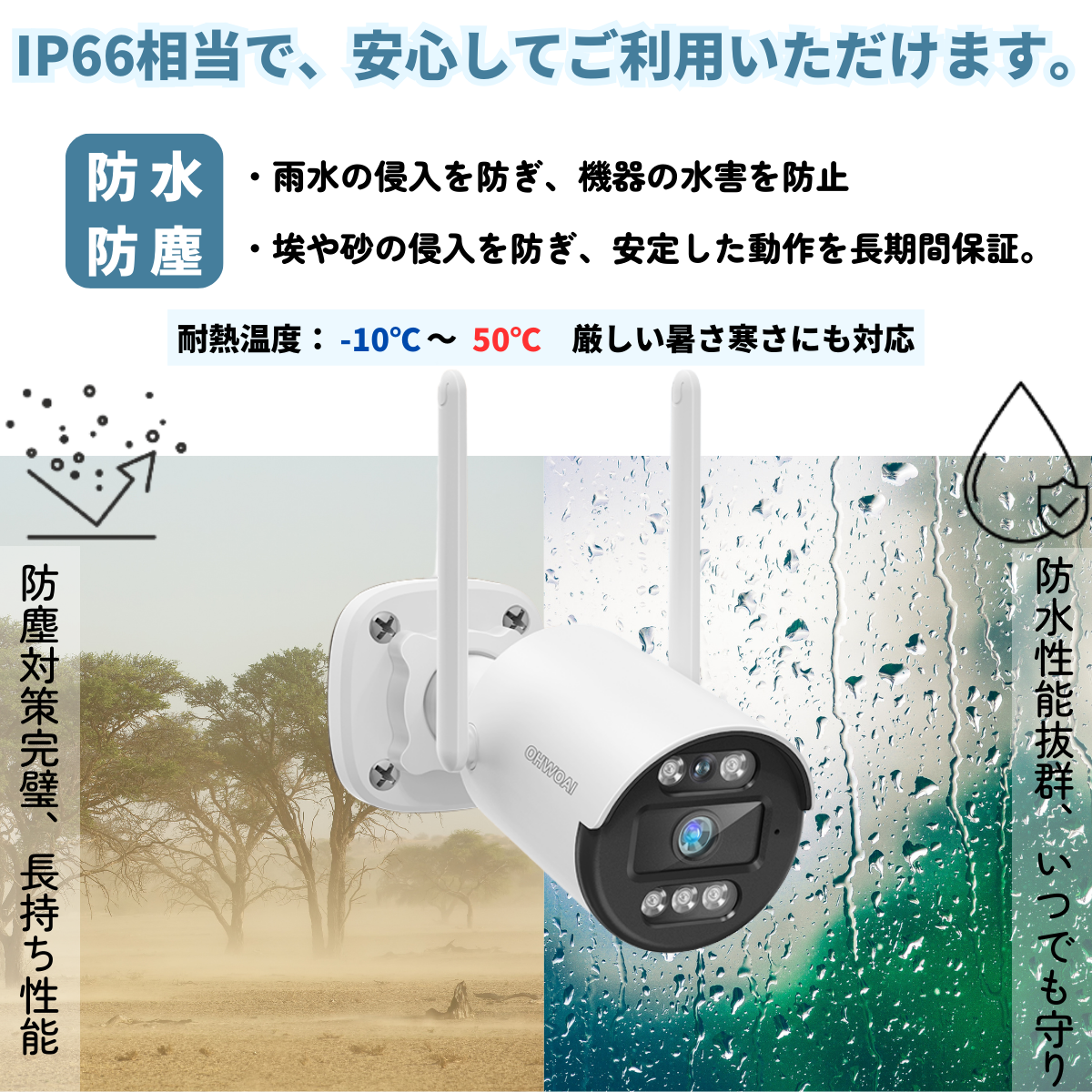 当店1位☆ 防犯カメラ 屋外 家庭用 業務用 wifi ワイヤレス セット 4台