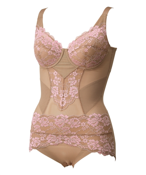 ニッセン（nissen） ボディスーツ レディース お腹周りを引き締める