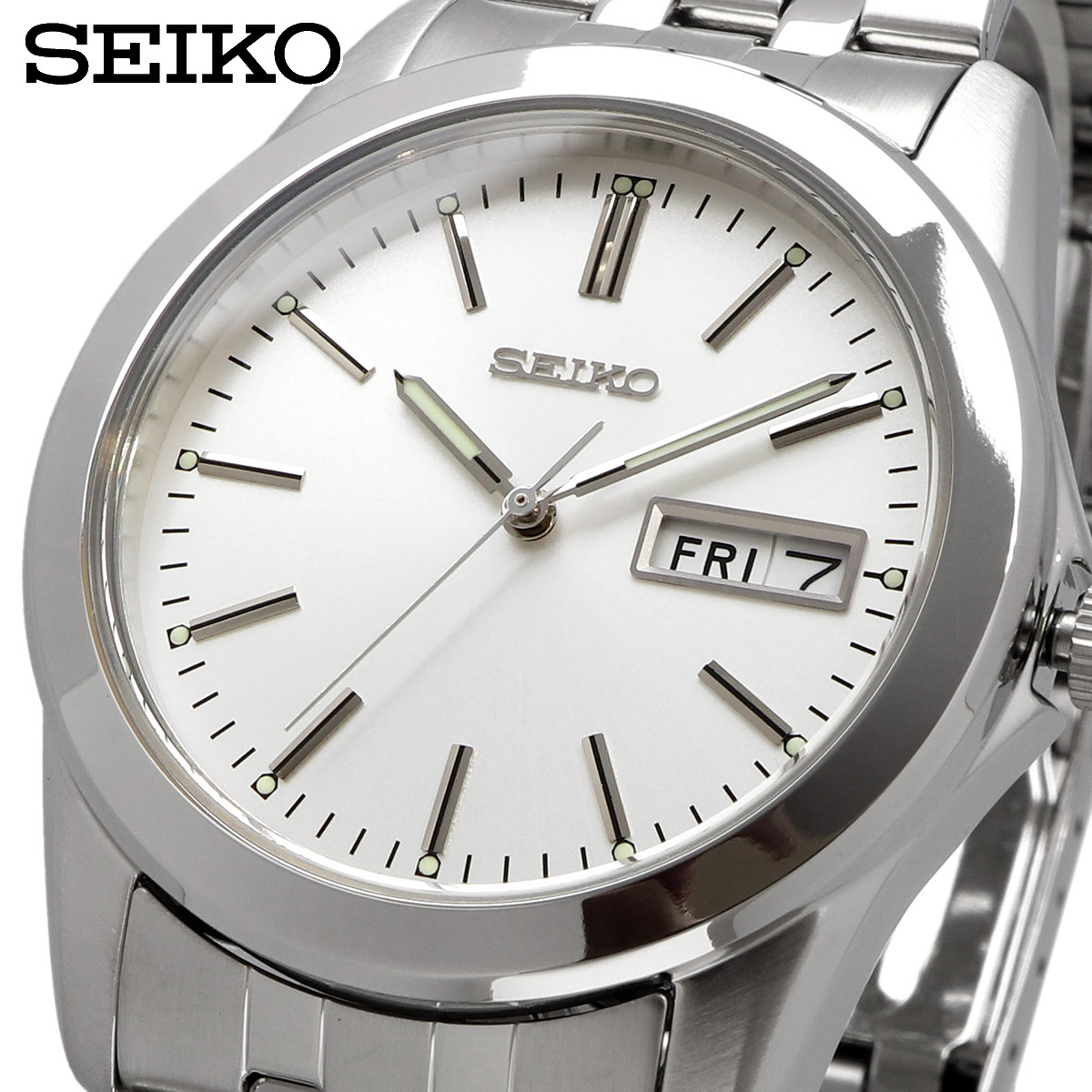 SEIKO（セイコー） 腕時計 メンズ 海外モデル クォーツ ビッグデイト