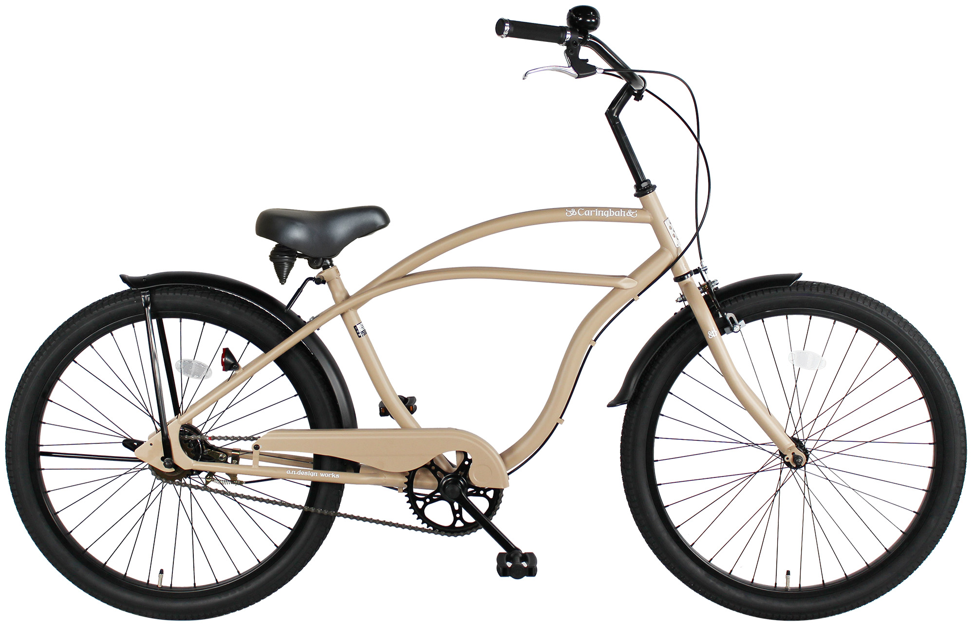 a.n.design-works ビーチクルーザー 自転車 26インチ ミニベロ